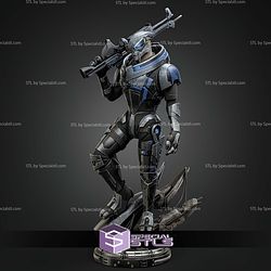 Garrus Mass Effect 331mm STL Files