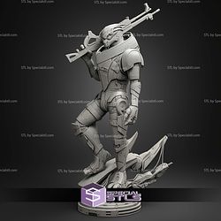 Garrus Mass Effect 331mm STL Files