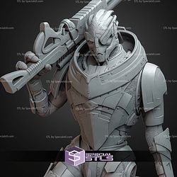 Garrus Mass Effect 331mm STL Files