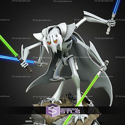 General Grievous Star Wars 340mm STL Files