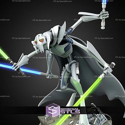 General Grievous Star Wars 340mm STL Files