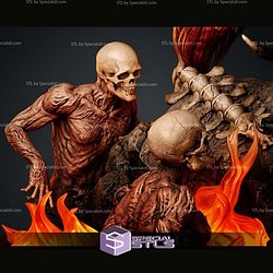 Ghost Rider Billy Diorama 522mm STL Files