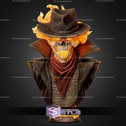 Ghost Rider Billy Portrait Bust 364mm STL Files