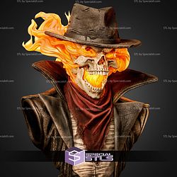 Ghost Rider Billy Portrait Bust 364mm STL Files