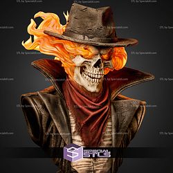 Ghost Rider Billy Portrait Bust 364mm STL Files
