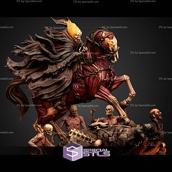 Ghost Rider Caleb Diorama 522mm STL Files
