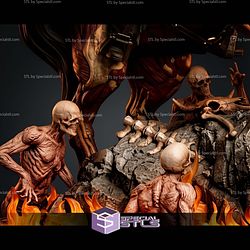 Ghost Rider Caleb Diorama 522mm STL Files