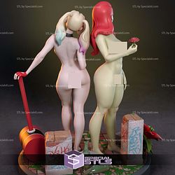 Harley Quinn And Poison Ivy Stylized ALT STL Files