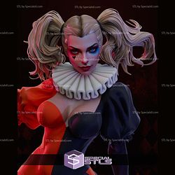 Harley Quinn Clown Suit 319mm STL Files