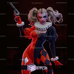 Harley Quinn Clown Suit 319mm STL Files