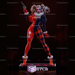Harley Quinn Clown Suit 319mm STL Files