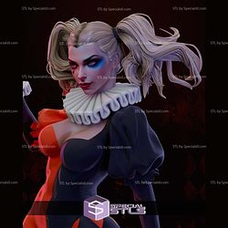 Harley Quinn Clown Suit 319mm STL Files
