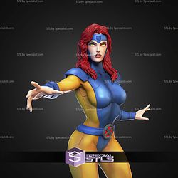 Jean Grey Classic 90s Variant STL Files