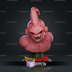 Kid Buu Angry Bust STL Files