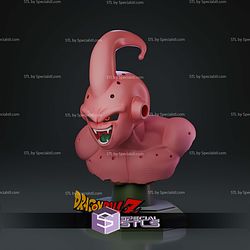 Kid Buu Angry Bust STL Files