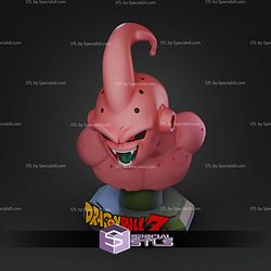 Kid Buu Angry Bust STL Files