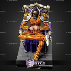 Kizaru One Piece On Throne STL Files