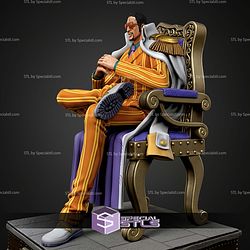 Kizaru One Piece On Throne STL Files