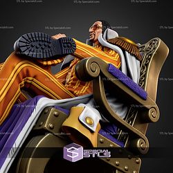 Kizaru One Piece On Throne STL Files