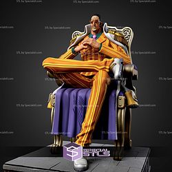 Kizaru One Piece On Throne STL Files