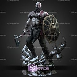 Kratos God Of War 2018 363mm STL Files