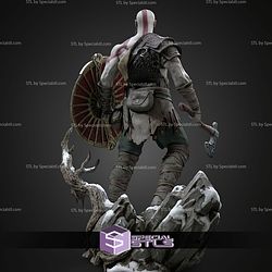 Kratos God Of War 2018 363mm STL Files