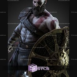 Kratos God Of War 2018 363mm STL Files