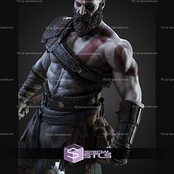 Kratos God Of War 2018 363mm STL Files