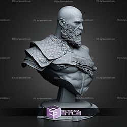 Kratos God Of War Bust 2018 140mm STL Files