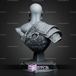 Kratos God Of War Bust 2018 140mm STL Files