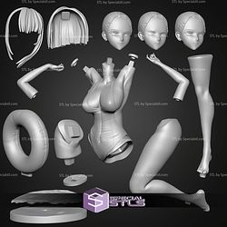 Lucy Beach Outfit Cyberpunk Edgerunners STL Files