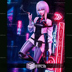 Lucy Edgerunner City Night STL Files