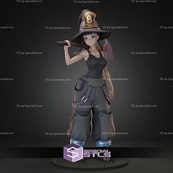 Maki Oze Stand Pose 198mm STL Files