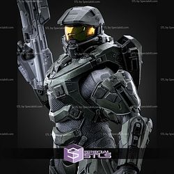 Master Chief Halo 4 490mm STL Files