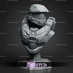 Master Chief Halo 4 Bust 160mm STL Files