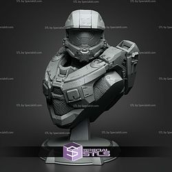 Master Chief Halo 4 Bust 160mm STL Files