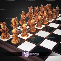 Mini Chess Figures Renaissance STL Files