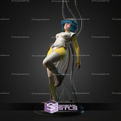 Motoko Kusanagi 221mm STL Files
