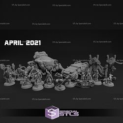 April 2021 Cyber Forge Miniatures