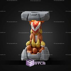 Pokemon Clone Lab Colletion Infernape STL Files