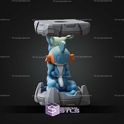 Pokemon Clone Lab Colletion Mudkip STL Files