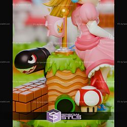 Princess Peach Pink Chibi 186mm STL Files
