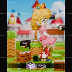 Princess Peach Pink Chibi 186mm STL Files