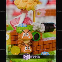 Princess Peach Pink Chibi 186mm STL Files