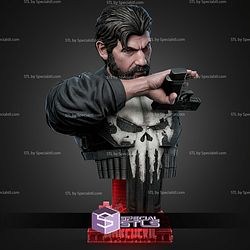 Punisher Born Again Portrait Bust 357mm STL Files