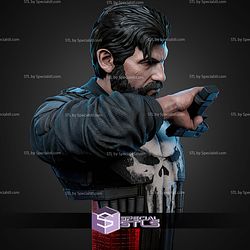 Punisher Born Again Portrait Bust 357mm STL Files