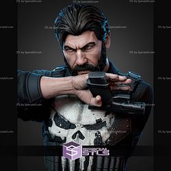 Punisher Born Again Portrait Bust 357mm STL Files