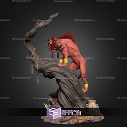 Red XIII Final Fantasy 239mm STL Files