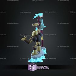 Sabrina And Alakazam Pokemon STL Files