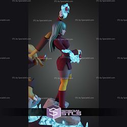 Sabrina And Alakazam Pokemon STL Files